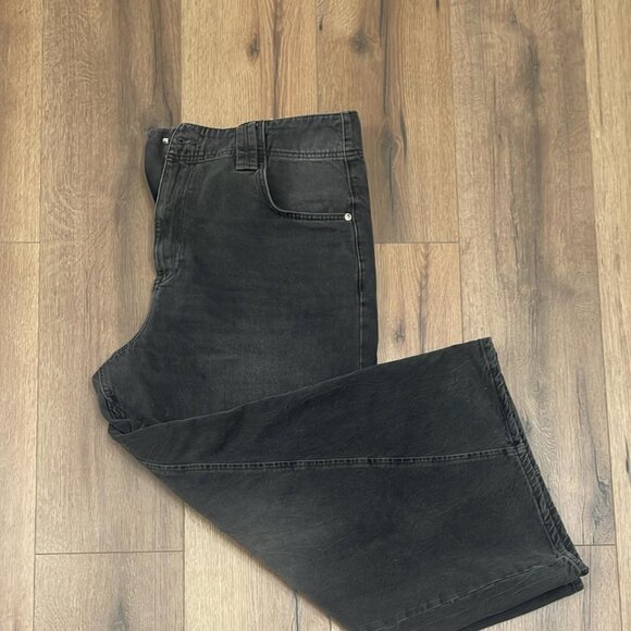 Free People We The Free Chill Vibes Dropped Wide-Leg Jeans sz 29 - Picture 12 of 12